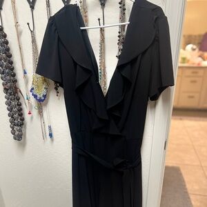 Chic Lane Bryant women’s black jumpsuit with pockets! Size 22